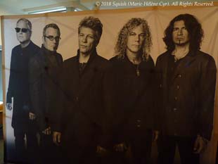 Backstage With Jon Bon Jovi VIP party banner in Montreal, Quebec, Canada (May 17, 2018)